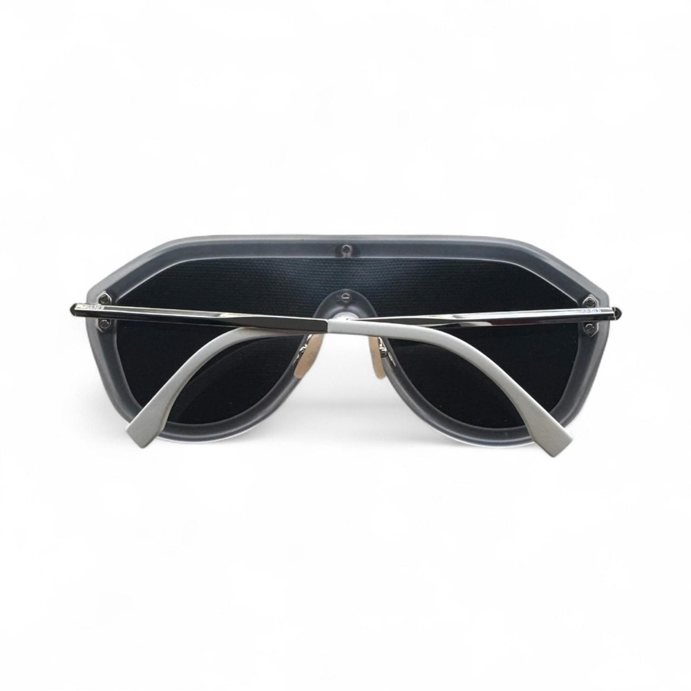 Fendi FF Fabulous Shield Sunglasses M0039/G/S Oversized Yellow Green Pink - Picture 4 of 7